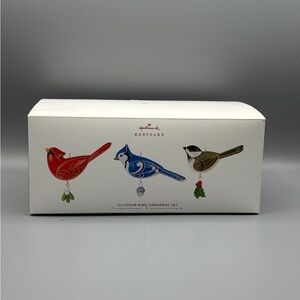 Hallmark Keepsake 2019 Bird Ornament Set "The Beauty of Birds"  Original Box